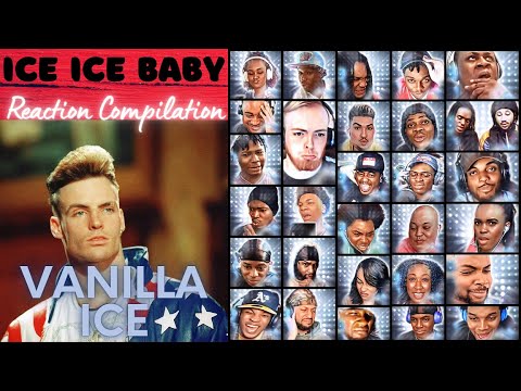 REACTION COMPILATION | Vanilla Ice - Ice Ice Baby | First Time Hearing/Seeing Montage | *Descrip.*