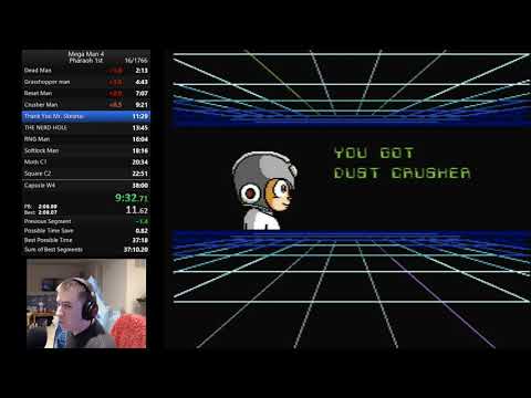 Mega Man 4 any% in 37:55