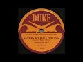 SAVING MY LOVE FOR YOU / Johnny ACE and Band [DUKE 118]
