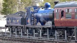 preview picture of video 'Steam Train Cairngorms Scottish Highlands Scotland'