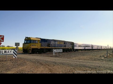 6AM8 "Overland" Passenger Train - PoathTV Australian  Railways