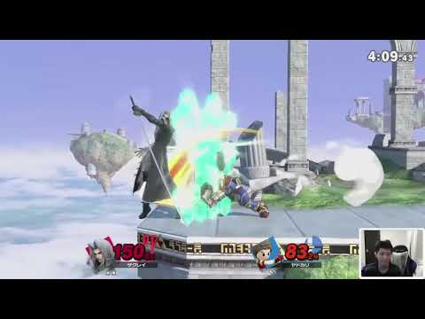 カウンターを決めてゴリオカ式と言いかけるザクレイ【スマブラSP】