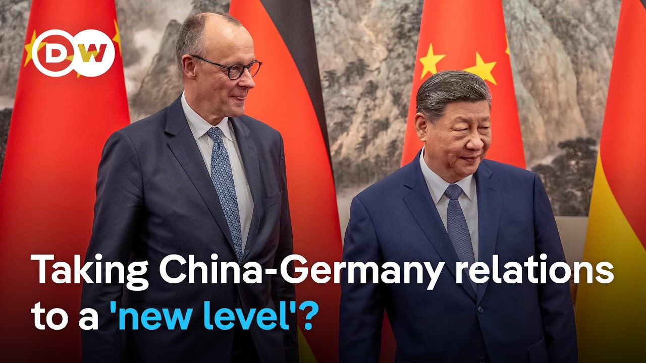 What does Germany's Friedrich Merz want from China during his trip? | DW News