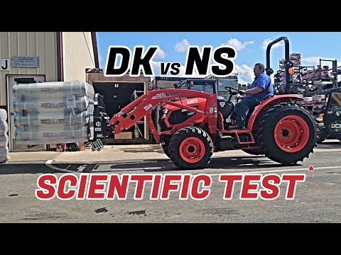 Kioti Tractor Lift Capacity Test    |    NS4710 vs DK5320 Came off the Ground