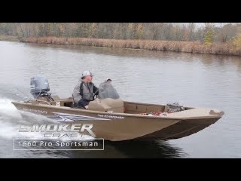 2024 Smoker Craft Sportsman 1660 Pro in Lakeport, California - Video 1