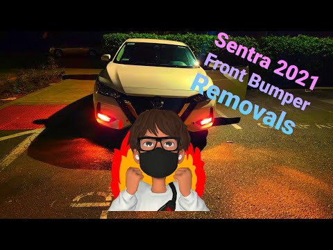 Nissan Sentra 2021 Front Bumper Removal