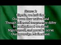 Learn Nigerias🇳🇬 New National Anthem (3 Stanzas with lyrics)