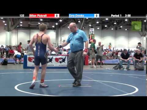 Men 132 - Dillon Pickrell vs. Cory Crooks