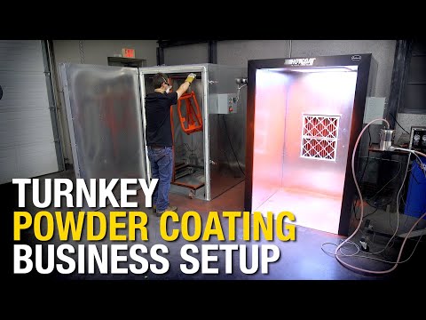 The PERFECT Turn-Key Powder Coating Business Setup: HotCoat Booth and Oven from Eastwood