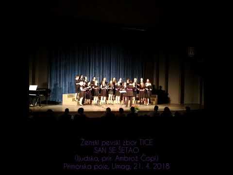 ŽePZ TICE - San se šetao (prekmurska ljudska, prir. A. Čopi)