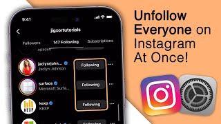 How To Unfollow Everyone On Instagram At Once! [NEW METHOD]