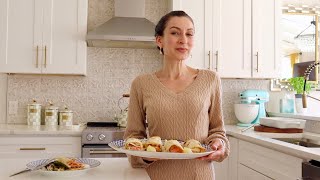 Lavash Wrapped Baked Salmon | Oven Roasted Okra & Brussel Sprout | Heghineh Cooking Show