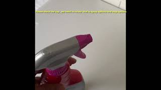How to unlock sprayer bottle