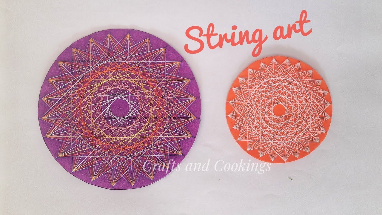 Diy Basic String Art / String art without using nails