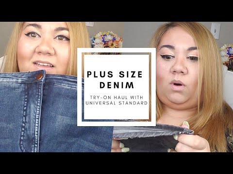 UNIVERSAL STANDARD JEANS | DENIM TRY-ON HAUL | ELEVATED ESSENTIALS