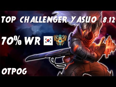 top challenger yasuo mid 8 12