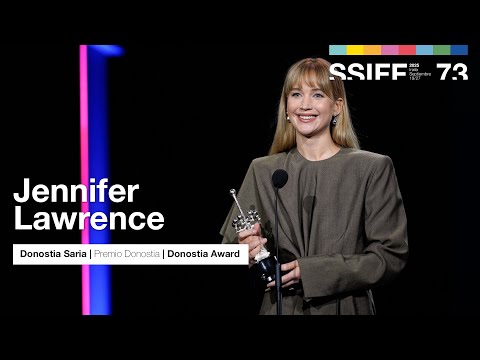 Jennifer Lawrence, ganadora de un Premio Donostia del Festival de Cine de San Sebastián