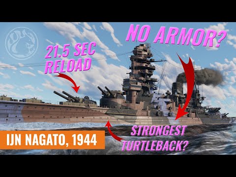 IJN Nagato, 1944 - First Impressions [War Thunder]