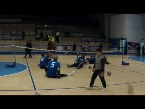 1a Notte Bianca Volley Campano   Riscaldamento Sitting Volleyball