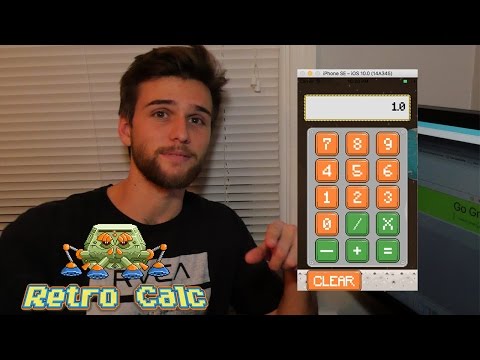 Retro Calculator iOS App with Launch Screen - iDev Journey #13