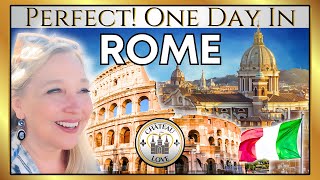 ROME in 1 Day! Top Sights & Hidden Gems ⭐️ See, Eat & Do Our Relaxed Itinerary 🇮🇹🏰 💖
