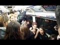 Flirty girls on the London tube during rush hour