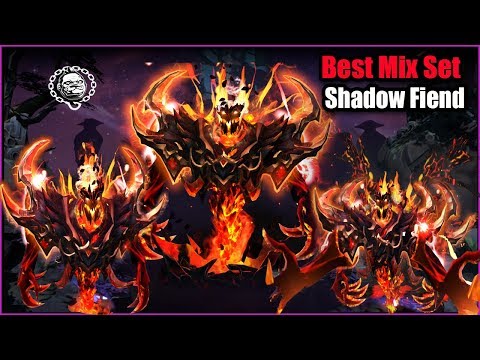 Dota 2 Shadow Fiend Epic Best Mix Set Souls Tyrant + Demon Eater + Arms of Desolation