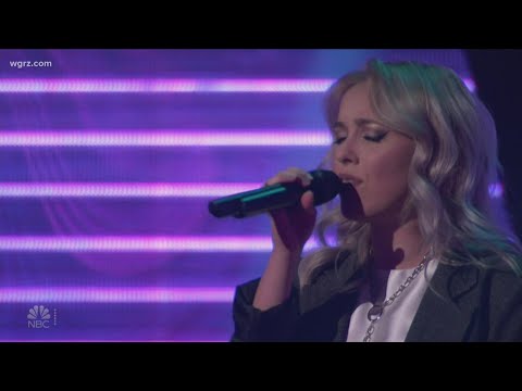 Cami Clune celebrates with family and friends in Western New York