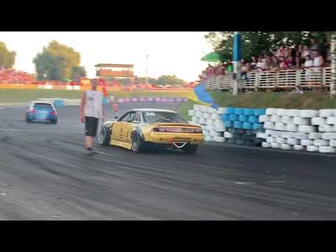 2JZ POWERED NISSAN S14 CRAZY DRIFTING - VALERIY SHEVELEV AT TRACKWOOD 2020 |RabócsiRing,Máriapócd|