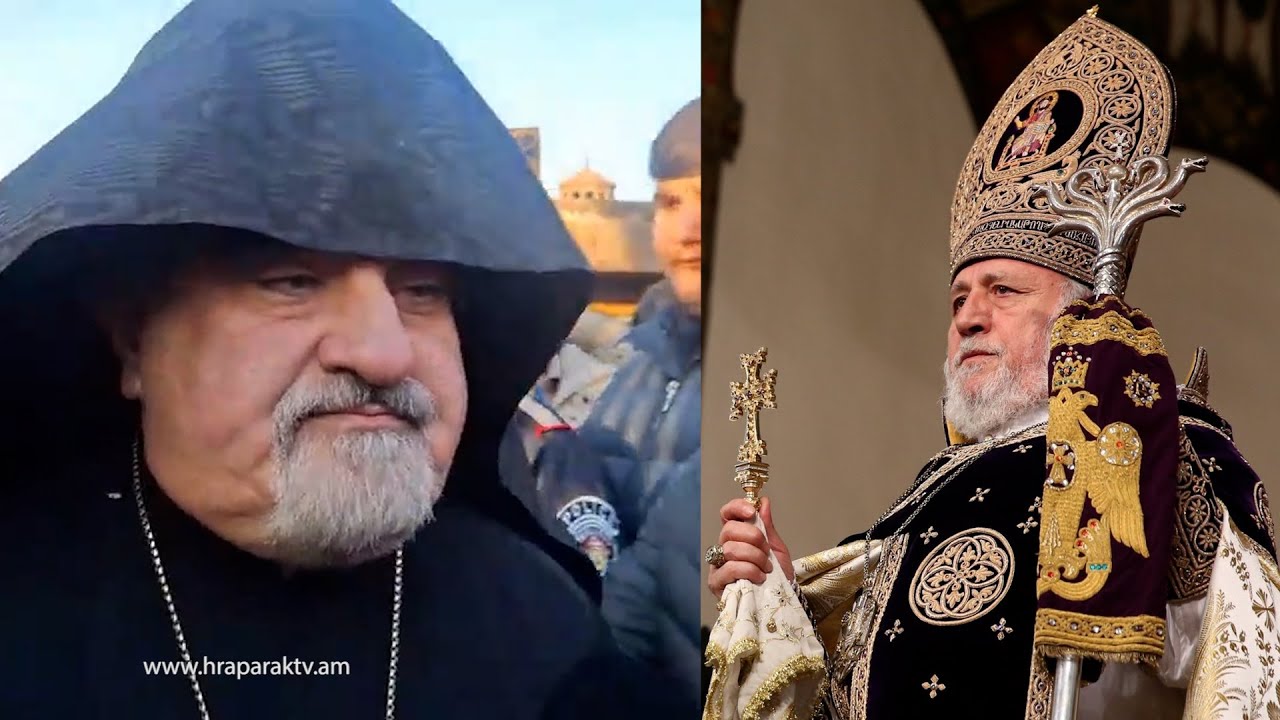 Վահան սրբազանը Ֆրանսիայից եկել է հանդիպման կաթողիկոսի հետ