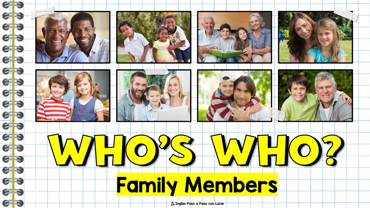 La Familia en Inglés | Preguntas y Respuestas con Who