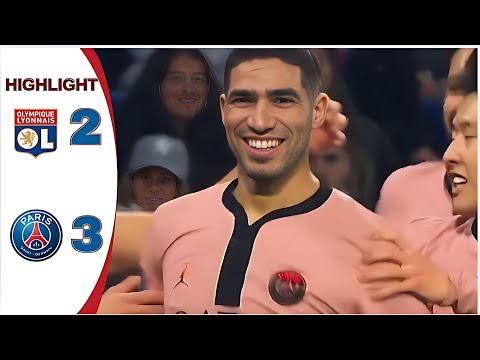 PSG Edges Lyon in a 3-2 Thriller | Ligue 1 Match Highlights