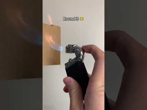 Cardboard vs Lighter ????