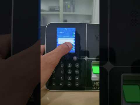 How to set wifi password to the machine NIGEN model NF-28S
