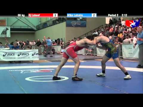 Rj Labeef vs. Mike Leholm at 2013 ASICS University Nationals - FS