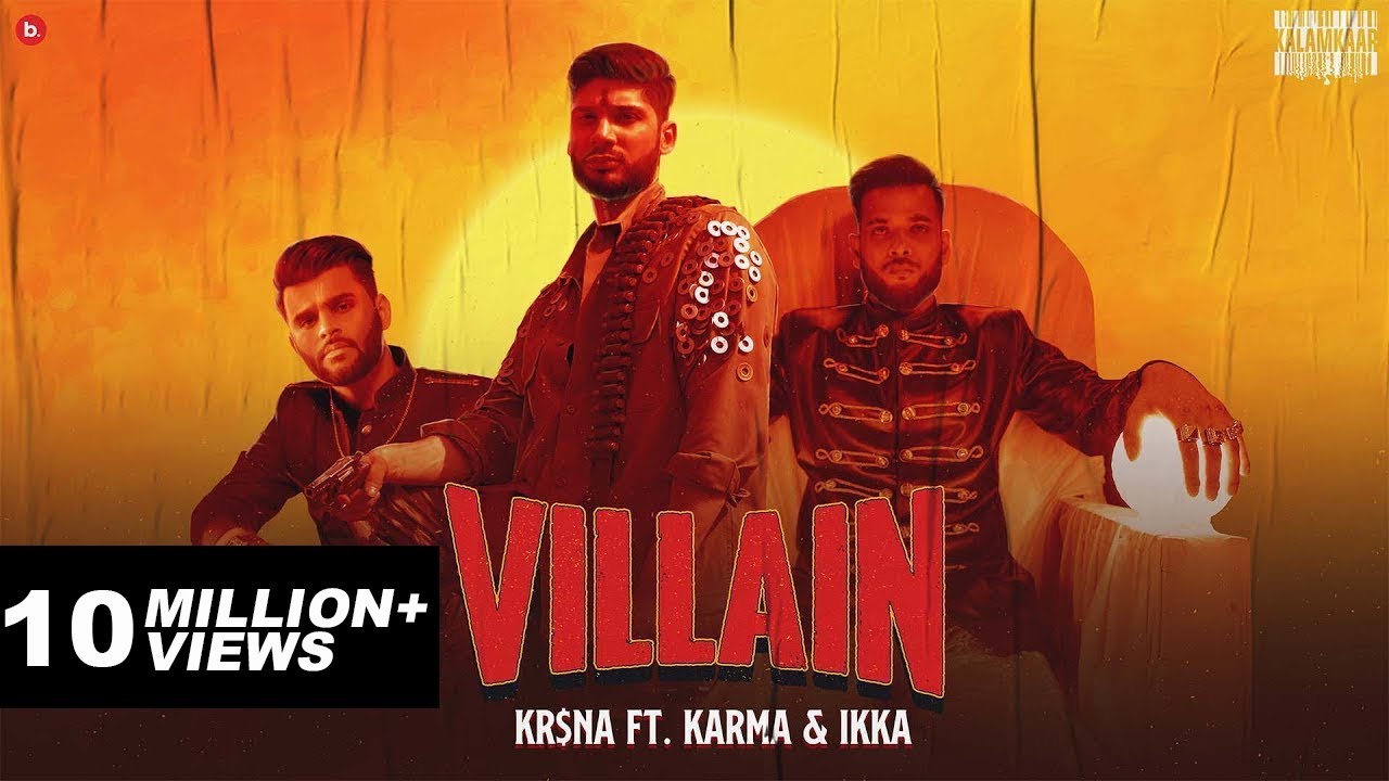 Villain| KR$NA Karma Ikka Lyrics