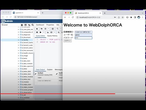 保健学科 OpenDolphin のウェブ版のログイン認証を試作