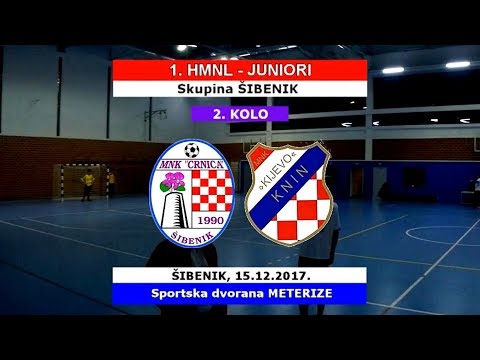 1. HMNL JUNIORI Šibenik: CRNICA - KIJEVO KNIN, 15.12.2017.