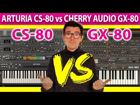 CS 80 Arturia vs GX 80 Cherry Audio Comparison Synths @AGDugros
