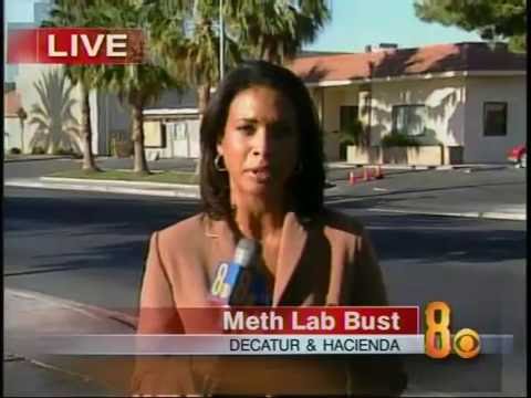 Meth Lab Bust Report by LuAnne Sorrell, KLAS, Vegas, July 2, 2004