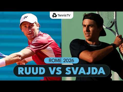 Casper Ruud Vs Zachary Svajda Highlights | Rome 2026