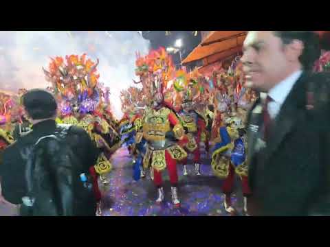 DIABLADA FERROVIARIA, Embellecio en carnaval de Oruro 2026.
