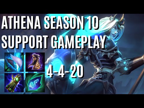 ATHENA SUPPORT IS TOO STRONG IN SEASON 10 - Athena Conquest Support Gameplay