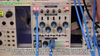 Video thumbnail for Sputnik 6-Channel Stereo Mixer eurorack examples by bigcitymusic
