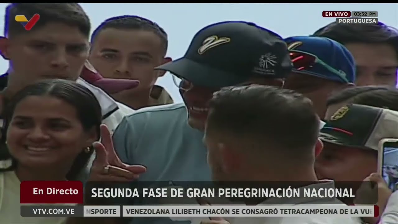 Jorge Rodríguez con caficultores en Portuguesa, peregrinación contra sanciones, 10 junio 2026