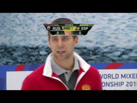 Чемпионат мира по кёрлингу среди смешанных команд 2016 - Круговой турнир RUS vs ESP
