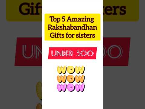 Top 5 Amazing gifts for Sister for Rakshabandhan under 300 from Amazon #rakshabandhan #gift #shopnow