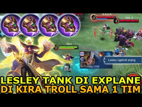 LESLEY TANK DI EXPLANE!! 1 TIM KIRAIN GUA NGETROLL PADAHAL NEW META! WKWKWK