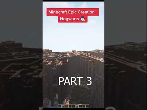 Gamers Sharing Exciting Gameplay - ByteSizedGaming - Building Minecraft Incredible Hogwarts School of Witchcraft and Wizardry!#part3 #shorts #minecraft