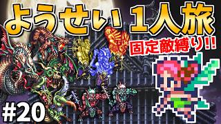 【本攻略最大の吟味地獄】ようせい1人旅 おかわりなしの固定敵縛りで真・破壊するものを倒しに行く part20【ロマサガ3リマスター】